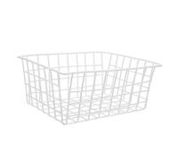 DECHOUS Organisateur Stockage Ordonné des Ingrédients et Snacks Coffre Blanc pour Congélateur Panier de Rangement Alimentaire Évitant Odeurs, Cuisine et Maison