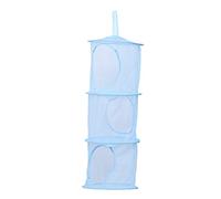 DECHOUS Organisateur Suspendu Compartiments Maille Bleue Rangement Suspendu Pliable Pour Jouets Vêtements Et Chaussures Gain De Place Pour Chambre Garçon Fille