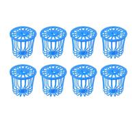 DECHOUS Panier Alimentaire en Plastique pour Oiseaux 8pcs, Corbeille de Fruits et Légumes Odorless et Sûre, Fixation Facile Cage pour Perroquets et Petits Oiseaux