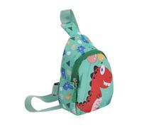 DECHOUS Paquet Bandoulière Garçon et Filles Dinosaure Vert en Nylon Léger et Facile à Porter pour Sports et Temps de Jeu Extérieur
