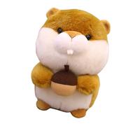 DECHOUS Peluche Écureuil Marron Clair de Noisette en Peluche Décoratif pour Garçon et Filles Présent D’Anniversaire Original Décoration Maison et Bureau Doux et Réaliste 25 CM