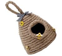 DECHOUS Pendentif en Nid Dabeille Tissé Ornement Suspendu pour Ruche Décoration De Fête des Abeilles Ornements De Jardin Fournitures pour La Maison