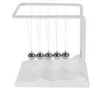 DECHOUS Pendule Newton Bureau avec Boules Équilibre Décoration Perpétuelle Grandes Billes Ornement Élégant pour Maison et Bureau Résistant et Réutilisable