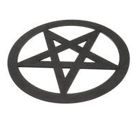 DECHOUS Pentagramme Carrelage D' En Bois Panneau Mural Pentacle Pentacle Géométrie Sacrée Art Mural Astrologie Ornement Pour Tarot Wicca Païens Fourniture De Sorcellerie