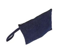 DECHOUS Petit Porte-Monnaie Femme en Denim Lavé Bleu, Trousse de Maquillage Multifonction, Pochette Rangement Paquet à Main Compacte, Trousse de Voyage Soins Peau, Accessoire Beauté
