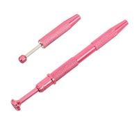 DECHOUS Pince à Griffes en Alliage D'aluminium Rose, Outil de Ramassage à Quatre Griffes pour Fragments D'éponges et Décorations, pour Tables de Nail Art, Lot de 2 Pièces