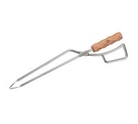 DECHOUS Pince Bûches Acier Inoxydable Résistante à Haute Température Outil Bbq Pratique et Portable pour Feu de Camp et Barbecue Plein Air