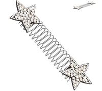 DECHOUS Pince Étoile Invisible pour Cheveux Accessoire Coiffure Femme Fixation Douce sans Traction Maintien Confortable pour Bain et Maquillage Outil Coiffant Flexible et Discret