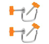 DECHOUS Pince Métallique pour Machine à Pâtes Manuelle, Kit de Fixation Stable en Fer et Pp, 2 Sets pour Accessoires de Fabrication de Pâtes Cuisine Maison