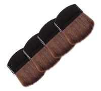 DECHOUS Pinceau à Poudre et Pinceau Blush Mini, 4 Pièces Manche Lisse, Poils Synthétiques, Adapté pour Maquillage Quotidien et Contouring Visage