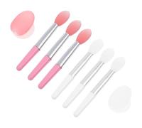 DECHOUS Pinceaux à Lèvres Silicone Réutilisables 8 Pièces Lot 2 Ensembles Pratique Applicateur Masque Lèvres pour Maquillage Quotidien et Présent