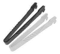 DECHOUS Pinces à Réutilisables en Plastique 2pcs, Anti-dérapantes et Faciles à Nettoyer, pour Buffet, Petit-déjeuner et Banquets