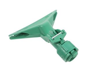 DECHOUS Pinces pour Tiges de Balai à Franges en Plastique Vert Clair, Maintien Fiable des Têtes de Serpillière, Utilisation Polyvalente en Magasins et Locaux Commerciaux