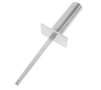 DECHOUS Piquet de Terrain de Football pour Drapeau, Base à Planter en Acier Inoxydable Argenté, Fixation de Mât et Drapeau de Coin, pour Terrain de Football et Entraînement