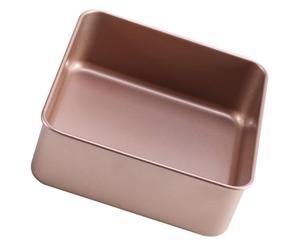 DECHOUS Plaque de Cuisson Antiadhésive Dorée, 20 Cm, Plaque de Four en Métal Épais Rehaussé, Plat Multifonction pour Pizza, et Gâteau, Ustensile Cuisson Cuisine et Pâtisserie