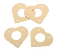 DECHOUS Plaque de Protection en Fer de Cœur pour Nichoirs à Oiseaux, Compatible Universellement, Bloque Écureuils et Proies, Installation Facile pour Jardins Extérieurs