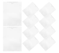 DECHOUS Pochette de Protection pour Documents Fermeture Trois Côtés en Plastique Pp, Lot de 10 Pièces, Format A4 pour Bureau et Rangement