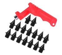 DECHOUS Pointes de Chaussures Acier pour Athlétisme Crampons de Rechange Résistants et Compacts avec Outil Adaptés pour Saut et Course Antidérapants et Durables