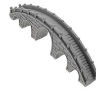 DECHOUS Pont de Pierre Décoratif pour Aquarium, Ornement Paysager sous-Marin Réaliste, Grosse Maquette de Pont à Cinq Arches, Résistant à L’Immersion, Décoration D’Aquarium pour Poissons