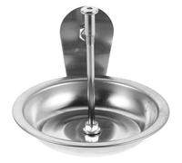 DECHOUS Porte-Fruits pour Perroquet en Acier Inoxydable avec Bol 1 Pièce Support à Légumes et Brochette Suspendue Mangeoire Compacte pour Cage D’Oiseaux Distributeur de Friandises pour