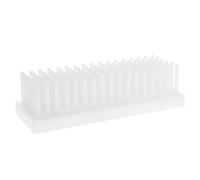 DECHOUS Porte-tubes Étagère 102 Colonnes en Plastique Blanc, Support Stable Essai à Facile à Nettoyer pour Séchage et Organisation des Tubes pour Laboratoire