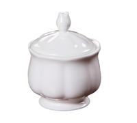 DECHOUS Pot à Sucre en Céramique 180 Ml Couvercle Hermétique pour Café et Rangement de Bonbons, Contenant Résistant à L'Humidité, Facile à Nettoyer Cuisine