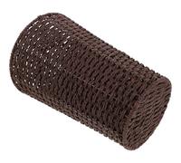 DECHOUS Poubelle Tressée en Corde de Papier Brune Panier à Déchets Décoratif pour Chambre et Salon Corbeille à Poussière Compacte 19X145X28 CM Organiseur Multifonction pour Bureau et