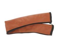 DECHOUS Protection Poignée Poussette Cuir Artificiel avec Fermeture Éclair Housse de Guidon Pliable et Amovible Remplacement pour Landeau et Poussette Accessoire Pratique pour Parents