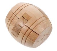 DECHOUS Puzzle Luban en Bois 6 CM Casse-Tête Ming Lock pour Garçon et Filles et Adultes de Verrouillage en Bois Éducatif Développement Logique et Coordination Œil-Main Jeu Créatif et