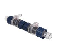 DECHOUS Raccord Rapide pour Filtre D'aquarium 20mm Vanne de Contrôle du Débit d'eau, Connecteur Étanche Double Languette en Plastique Résistant, Accessoire pour Pompe et Filtre Aquarium