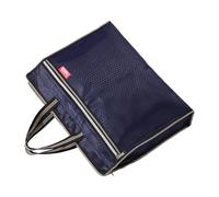 DECHOUS Sacoche Porte-documents Zippée en Tissu Oxford Imperméable à Grande Capacité avec Poignée pour Bureau et Voyages d'Affaires