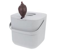 DECHOUS Seau à Résidus de Thé Élégant et Pratique en Plastique avec Anse, Grosse Capacité de Stockage 1 Set de Poubelle à Thé Couleur Aléatoire Cuisine ou Hôtel