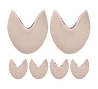 DECHOUS Semelles Intérieures Bottes Lot de 3 Paires Coussinets Antidérapants Protège-Orteils pour Pointes de Ballet Hommes Maille Douce Couleur Chair