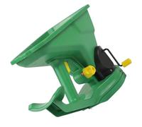 DECHOUS Semoir Manuel à Manivelle Portable pour Jardinage Épandeur de Semences Vert Compact Plastique Solide Distribution Réglable pour Pelouse Semis et Fertilisation Agricole