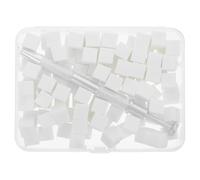 DECHOUS Set de Manucure Professionnel pour Création de Dégradés Pince en Acier Inoxydable et Mini Blocs Éponges et des pour Nail Art