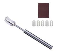 DECHOUS Set Multifonction de Couteaux en Inox Lames Confortables et Coupe-Pâte, Conçu pour Trancher Pizza et la Cuisine Familiale