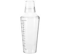 DECHOUS Shaker à Cocktail Transparent Mélangeur à Boissons Pratique Pour Cocktails Et Thé Au Lait Pour Fêtes Et Événements
