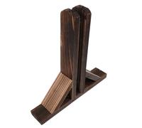 DECHOUS Socle pour Clôture Socle pour Petite Clôture en Bois, Couleur Coffee, pour Patio et Paysages Extérieurs, Résistant aux Intempéries, Anti-basculement, Installation Facile, Design