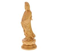 DECHOUS Statue de Bouddha en Guan Yin Sculpture Décorative pour Maison et Bureau Ornement Spirituel Décoration Religieuse Statue Traditionnelle Hauteur 10 Cm