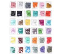 DECHOUS Strass Carrés en Résine 25 MM pour Peinture au Diamant 36 Couleurs Dmc447 Matériel DIY pour Décoration Artisanale Strass Faits Main Accessoires Peinture