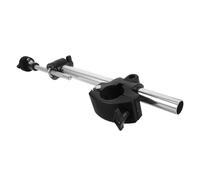 DECHOUS Support de Fixation pour Cymbale Électronique Bras Droit Compact avec Pince Rapide en Métal Argenté pour Installation Facile, pour Répétitions et Concerts