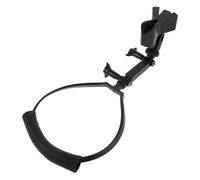 DECHOUS Support de Microphone Suspendu Autour du Cou en Plastique et Métal, Réglable avec Pince Ergonomique, pour Performances Musicales et Présentateurs en Extérieur