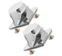 DECHOUS Support de Montage pour Batterie Tom Lot de 2 Set de Pièces en Fer Argenté Réglable 47 Mm Accessoire de Pied de Batterie Usage Percussion et Tambour