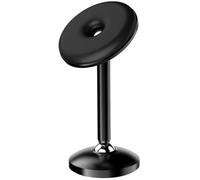 DECHOUS Support de Téléphone Magnétique pour Voiture, Support de Téléphone à Ventouse, Rotation 360°, Alliage D'aluminium, Abs et Pc, Noir, pour Navigation sur Tableau de Bord, 6 Aimants