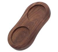 DECHOUS Support en Bois Marron Piédestal Stable et Design Élégant pour Moulin à Poivre Accessoire Polyvalent Cuisine et Table à Manger