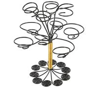 DECHOUS Support Exposer D'aluminium Noir Plantes Fil Aériennes en pour ou Style Nordique , Support Décoratif à Air sur Balcon ou Bureau
