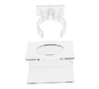 DECHOUS Support Mural pour Sabre Laser Transparent en Matériau Solide, Fixation Invisible, Design Épuré, Adapté à L’exposition Rangement D’épée, pour Décoration Intérieure, 1 Pièce