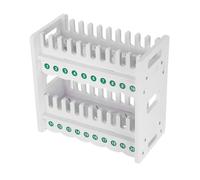 DECHOUS Support pour Téléphone Portable à 2 Niveaux avec 20 Compartiments Numérotés Présentoir Compact en Plastique pour Festival et Rangement de 1 à 20 Téléphones