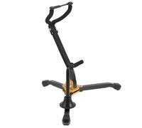 DECHOUS Support Saxophone Alto Fer avec Protection Mousse Porte-saxo Pliable pour Rangement à Domicile ou Présentation Magasin