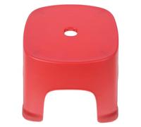DECHOUS Tabouret Marche-Pied Antidérapant pour Tout-Petits Siège Robuste PVC Léger pour Salle de Bain Tabouret Polyvalent pour Changer Chaussures et Toilettes Modèle Petit Rouge Usage